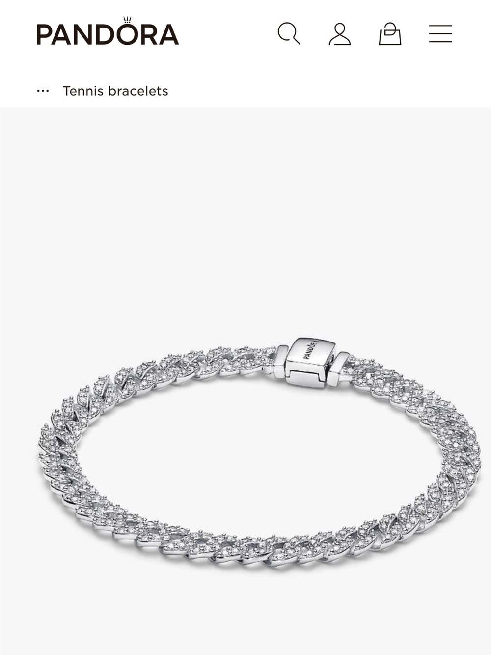 Pandora White and Black Branded After Sales Receipt